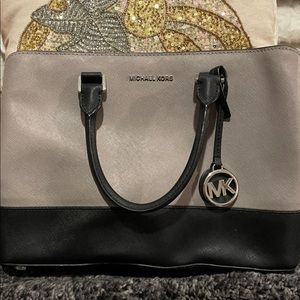Grey michael kors handbag